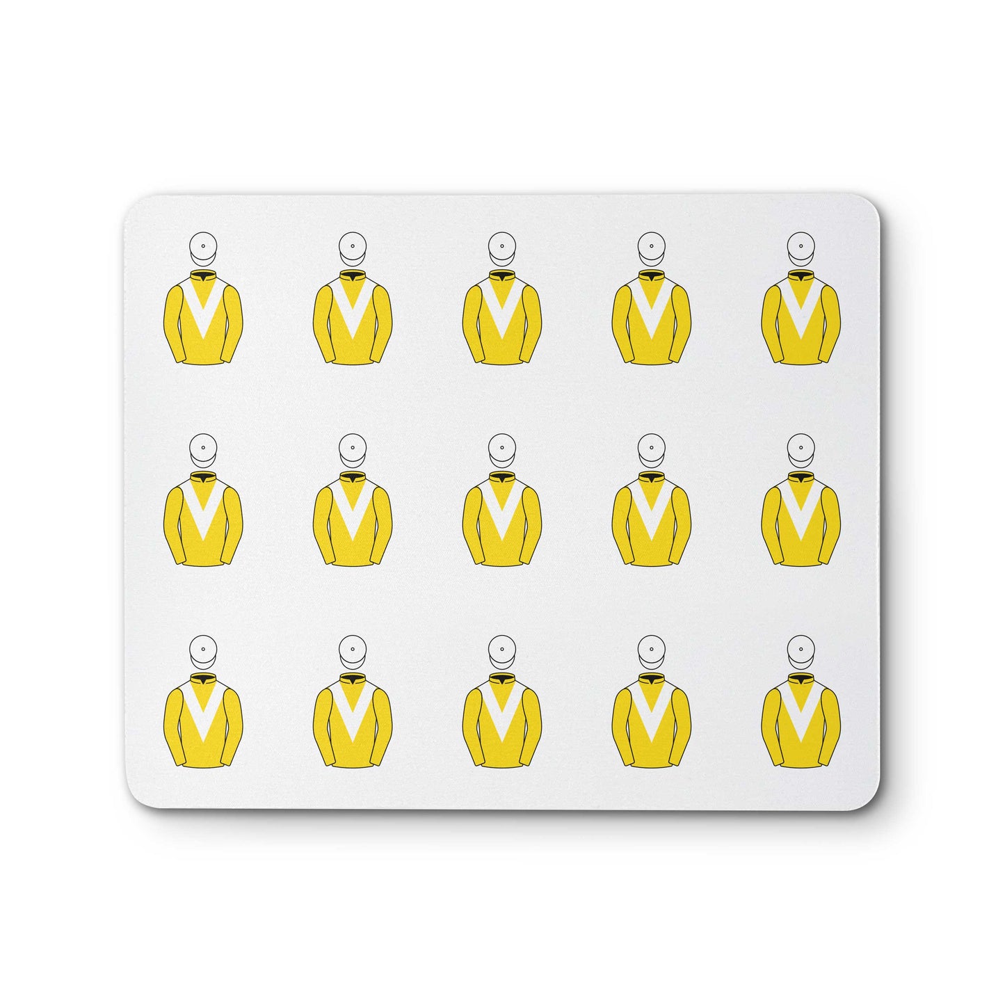 Old Gold Racing Mouse Mat - Mouse Mat - Hacked Up