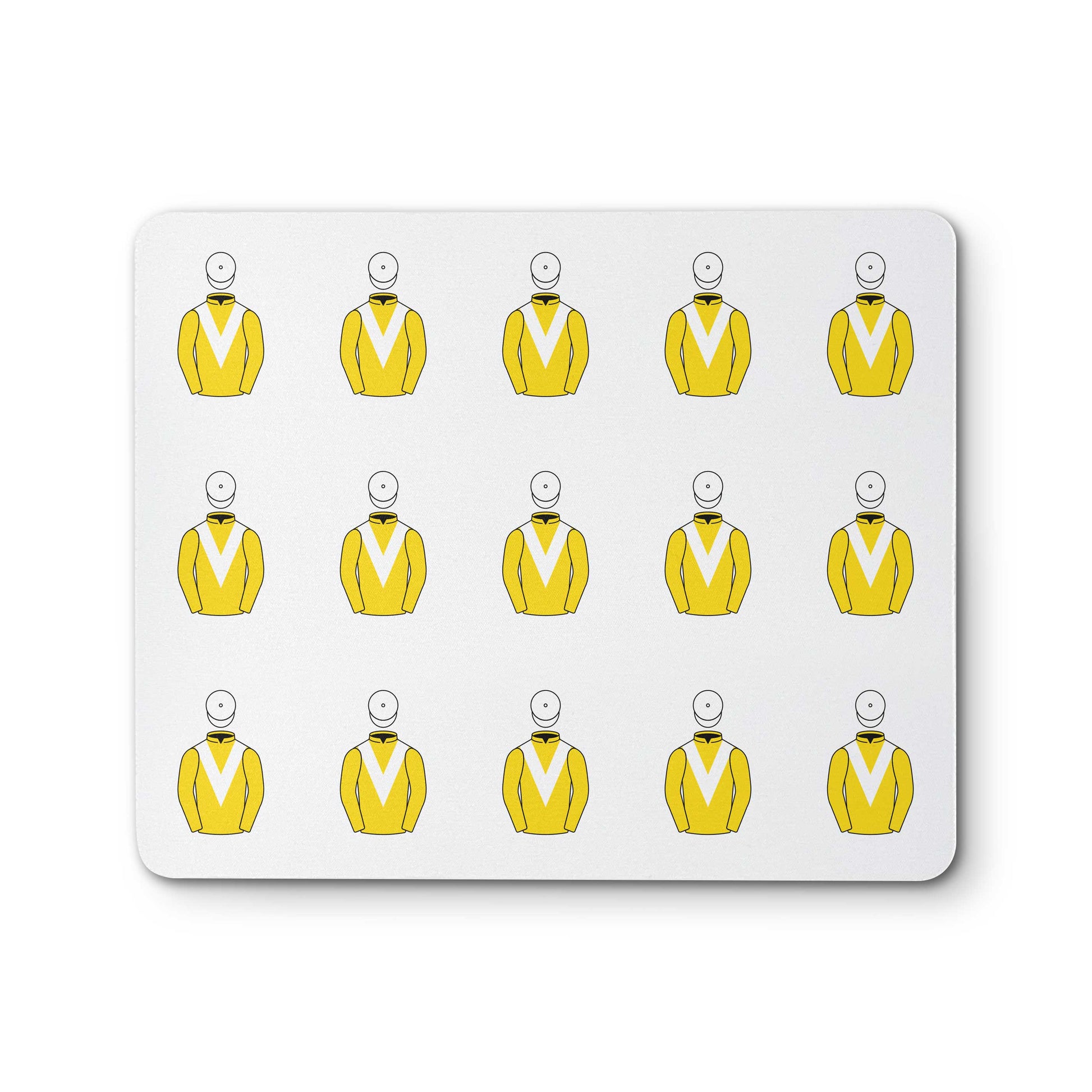 Old Gold Racing Mouse Mat - Mouse Mat - Hacked Up