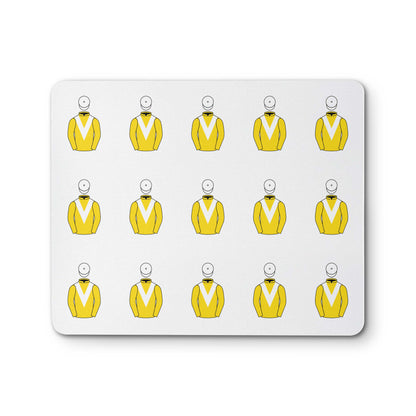Old Gold Racing Mouse Mat - Mouse Mat - Hacked Up