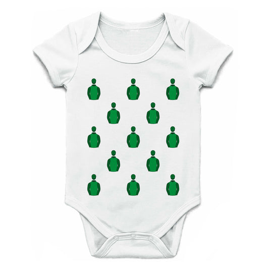Simon Munir And Isaac Souede Multiple Silks Baby Grow - Baby Grow - Hacked Up