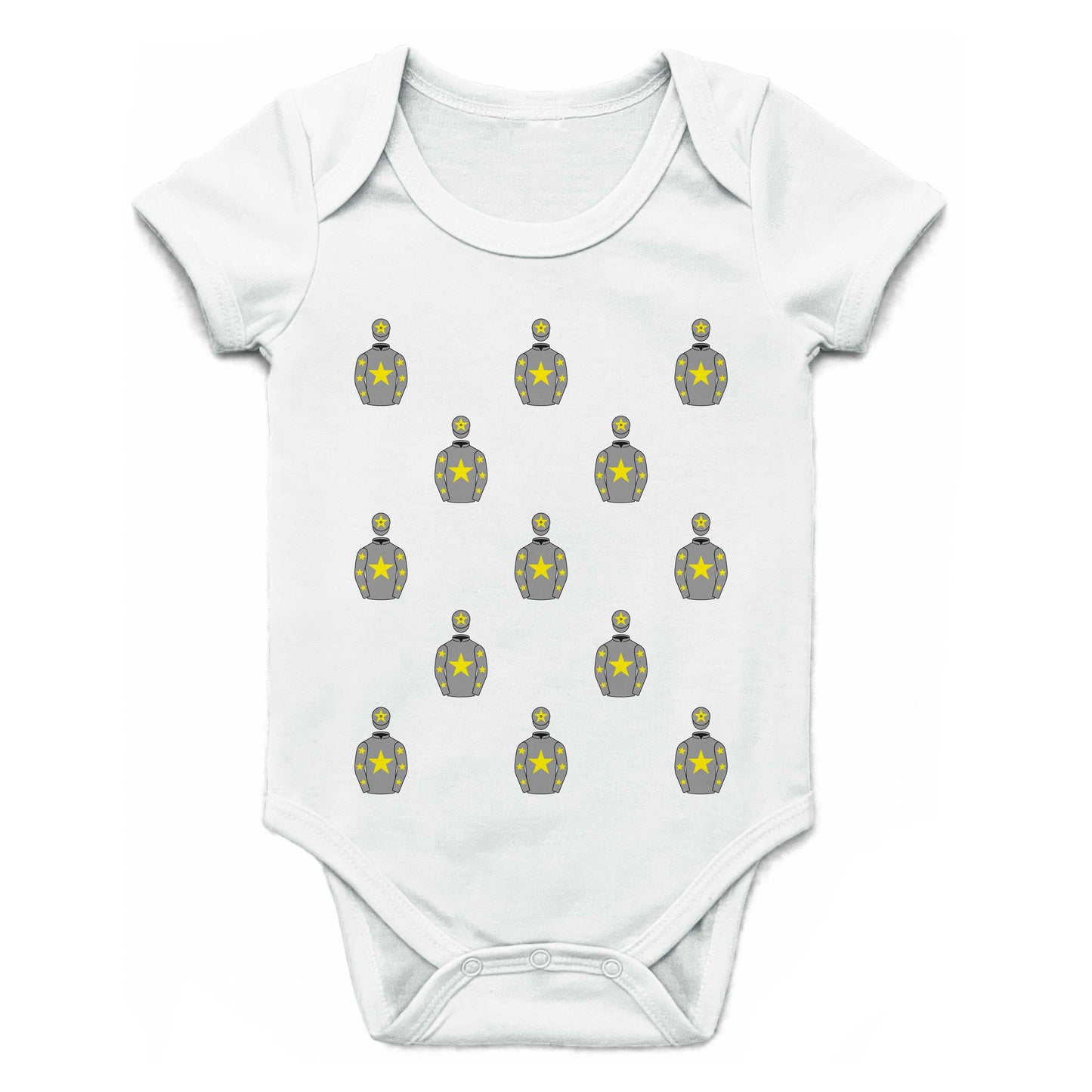 Topspeed Thoroughbreds Multiple Silks Baby Grow - Baby Grow - Hacked Up