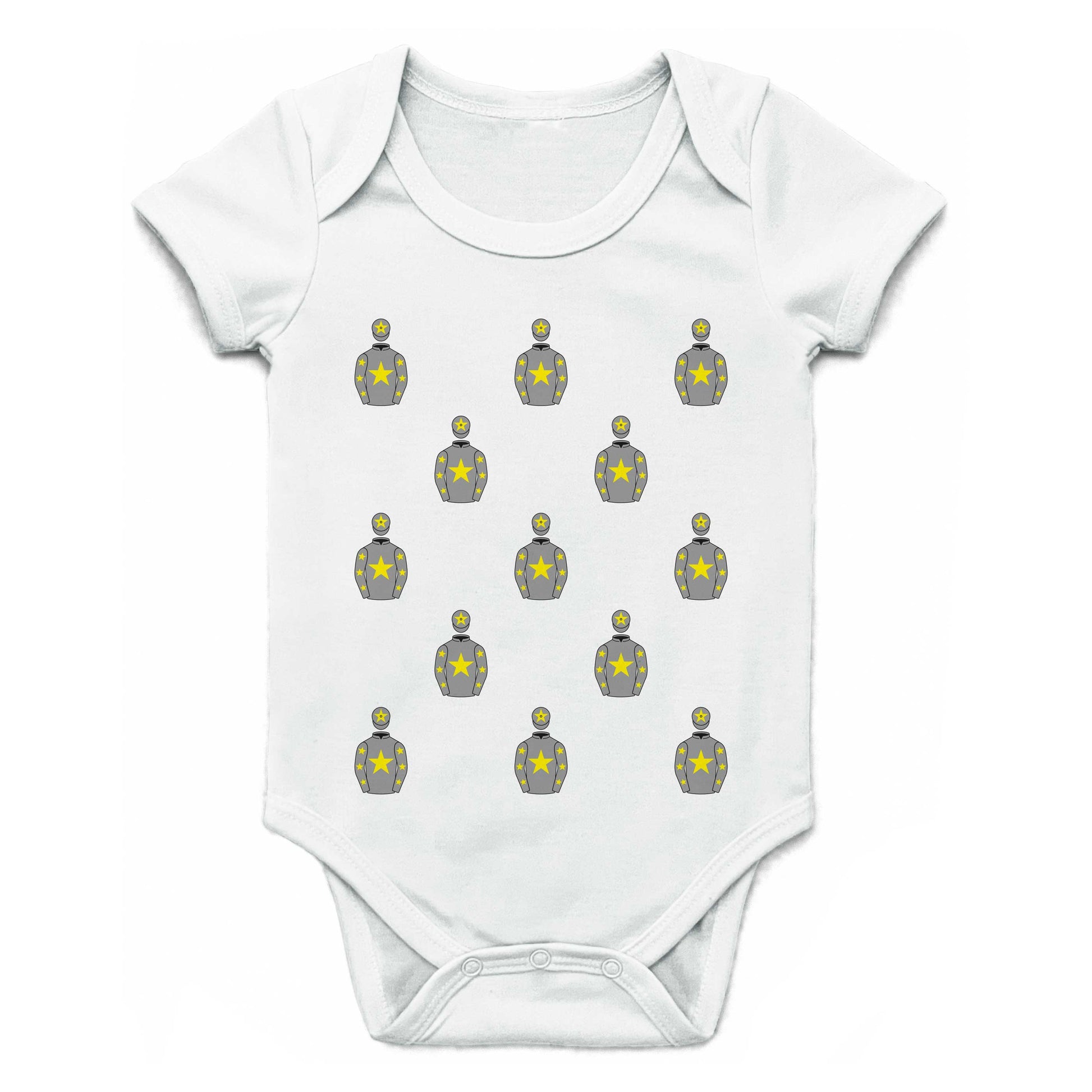 Topspeed Thoroughbreds Multiple Silks Baby Grow - Baby Grow - Hacked Up