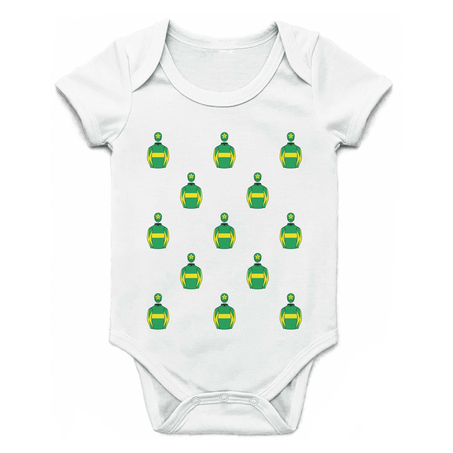 Wessex Racing Club Multiple Silks Baby Grow - Baby Grow - Hacked Up