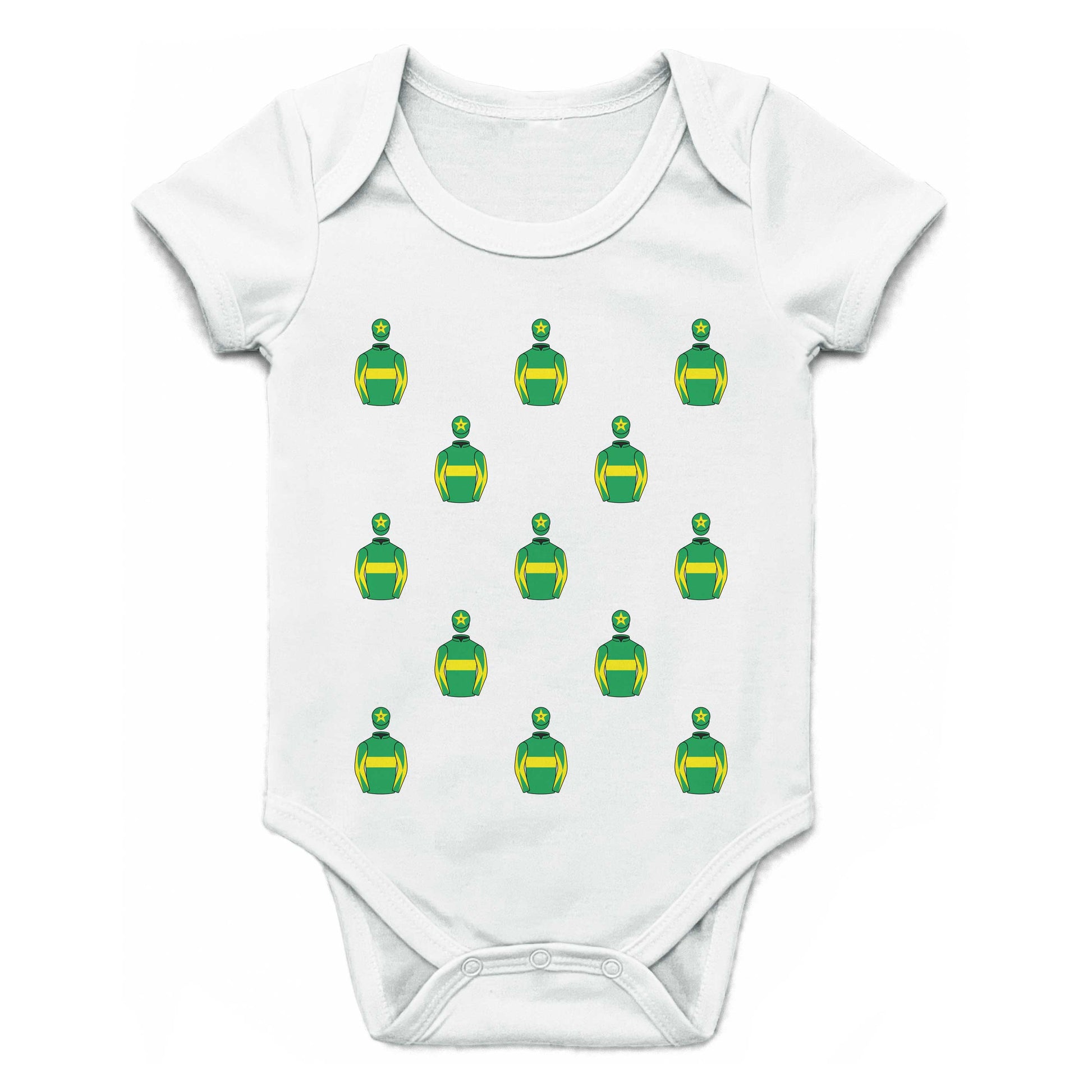 Wessex Racing Club Multiple Silks Baby Grow - Baby Grow - Hacked Up