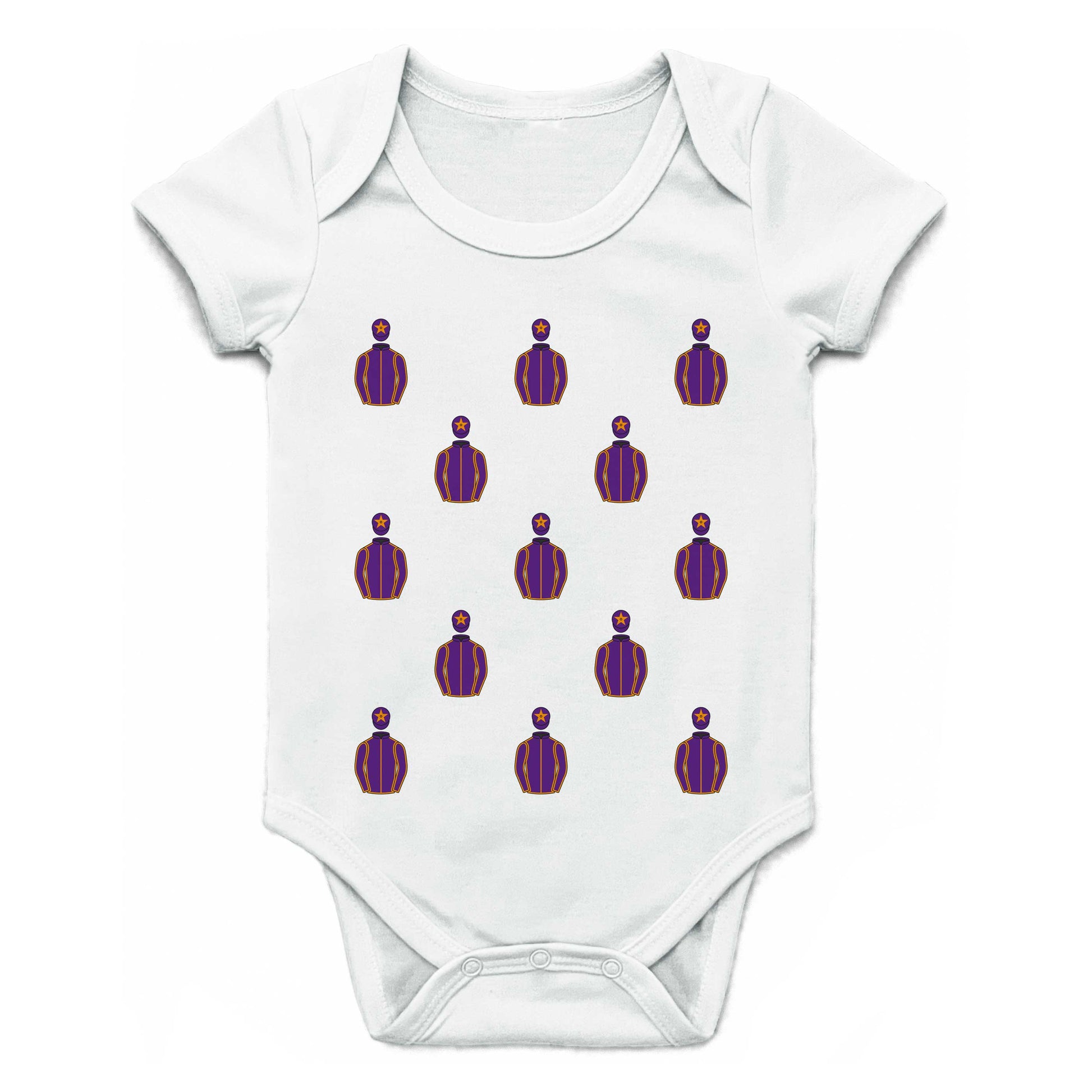 Wicklow Bloodstock (Ireland) Ltd Multiple Silks Baby Grow - Baby Grow - Hacked Up