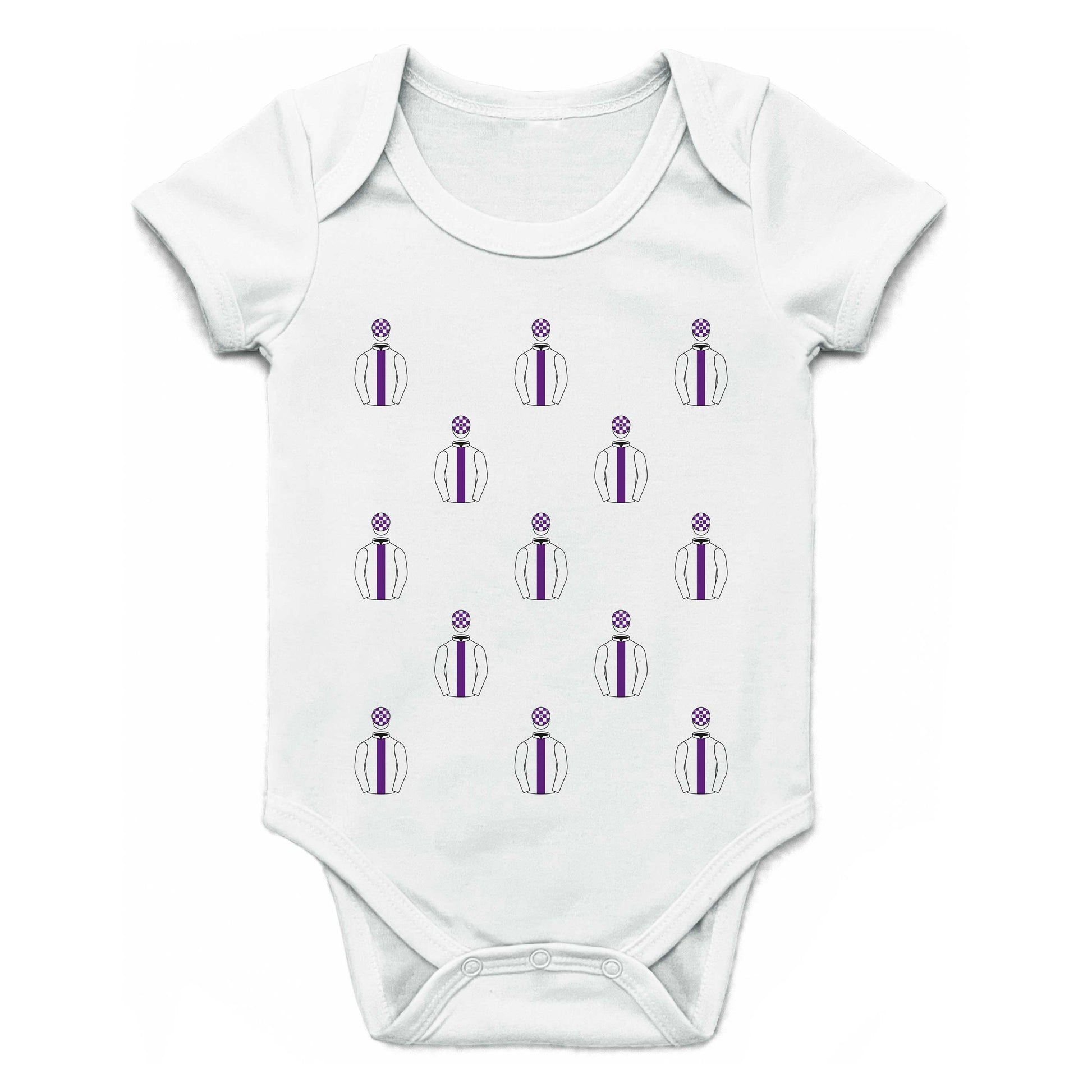 Mrs J S Bolger Multiple Silks Baby Grow - Baby Grow - Hacked Up
