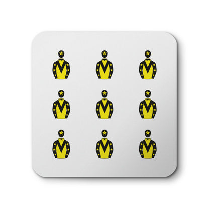Mrs J Morley Ceramic Coaster - Ceramic Coaster - Hacked Up