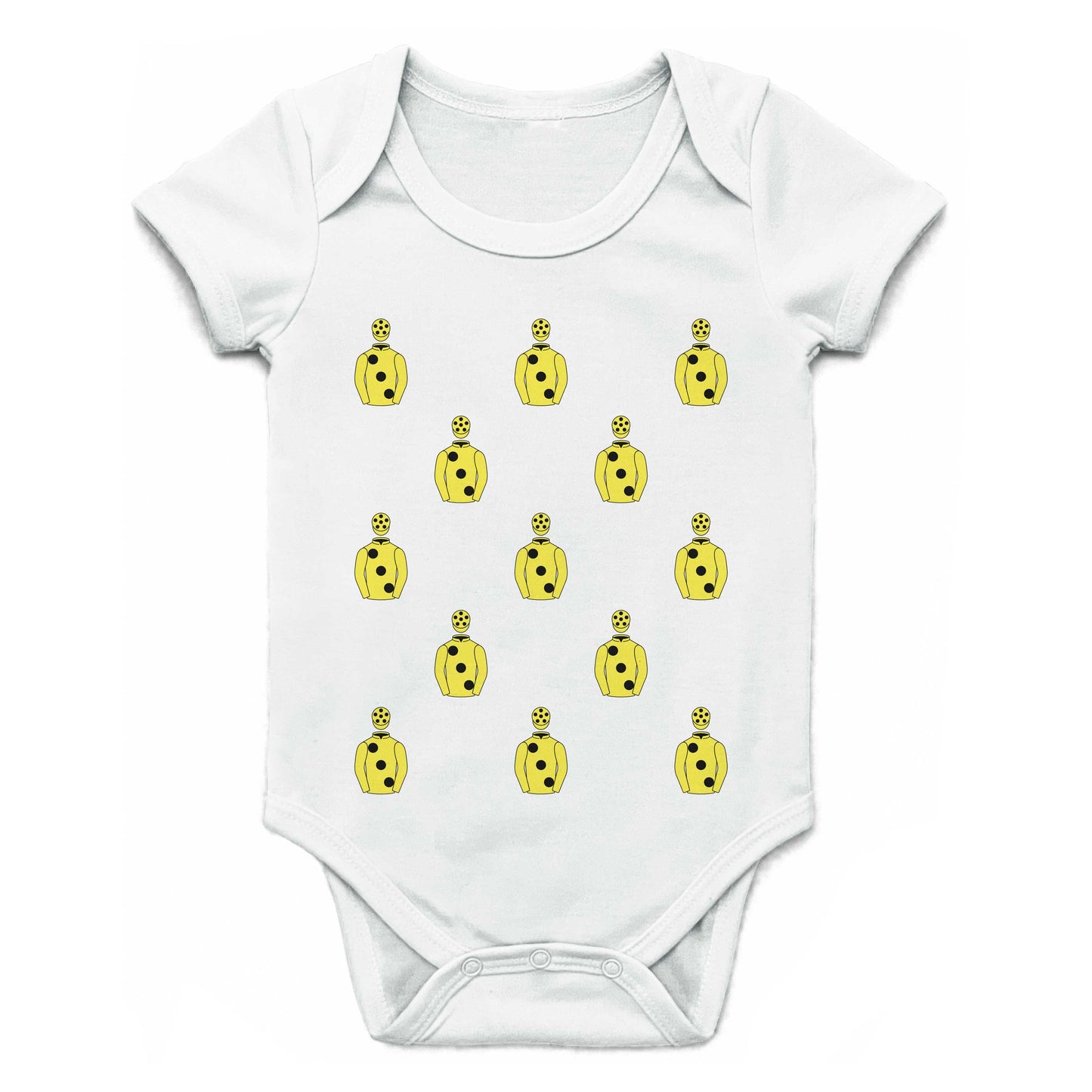 Sheikh Mohammed Obaid Al Maktoum Multiple Silks Baby Grow - Baby Grow - Hacked Up