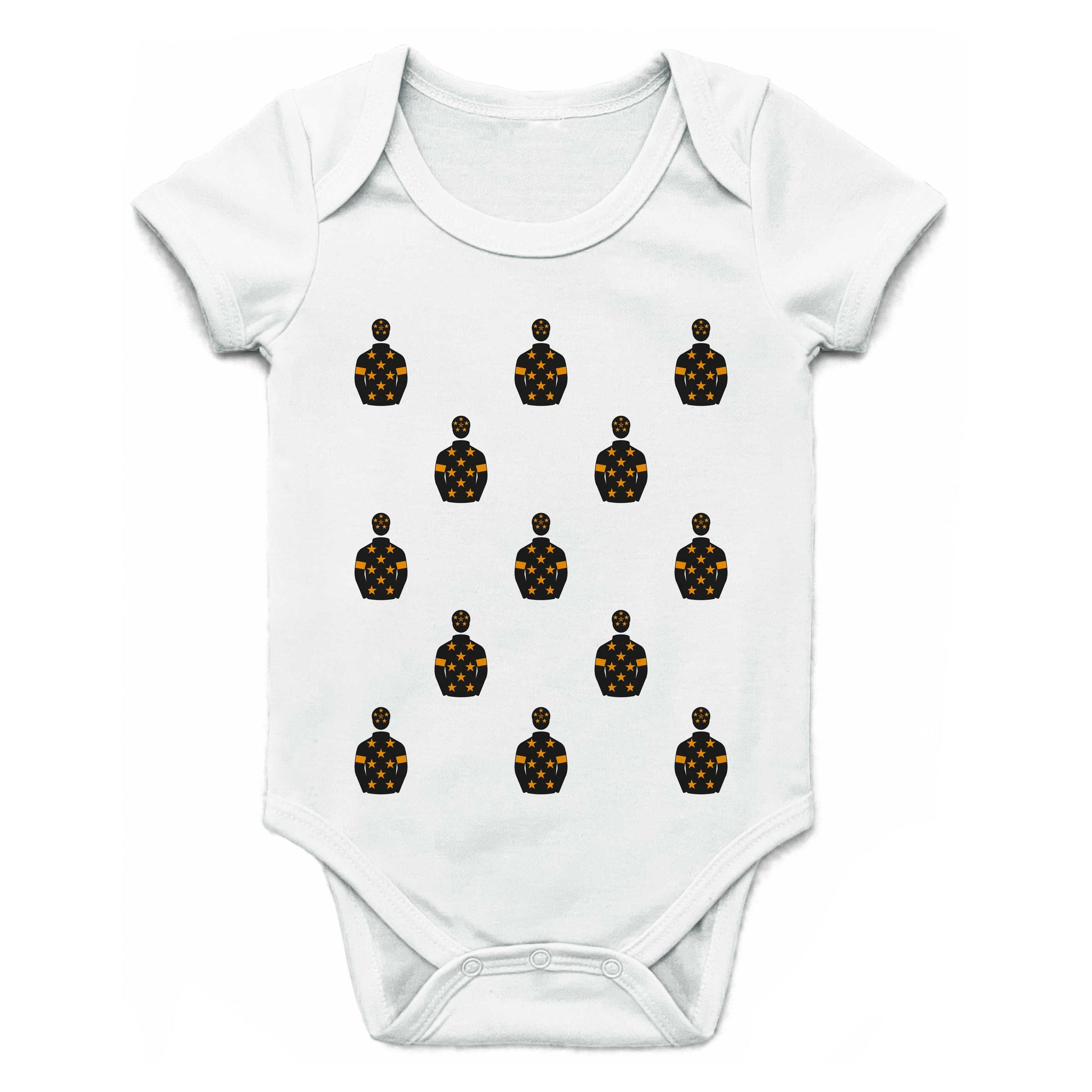 Chris Kiely Racing Ltd and J Tomkins Multiple Silks Baby Grow - Baby Grow - Hacked Up