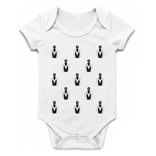 A Nevin Multiple Silks Baby Grow - Baby Grow - Hacked Up
