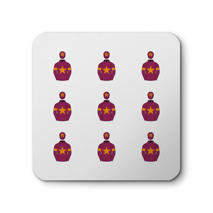 National Hunt Racing Enthusiasts Ceramic Coaster - Ceramic Coaster - Hacked Up