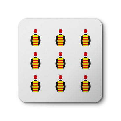 The Moggy Syndicate Ceramic Coaster - Ceramic Coaster - Hacked Up