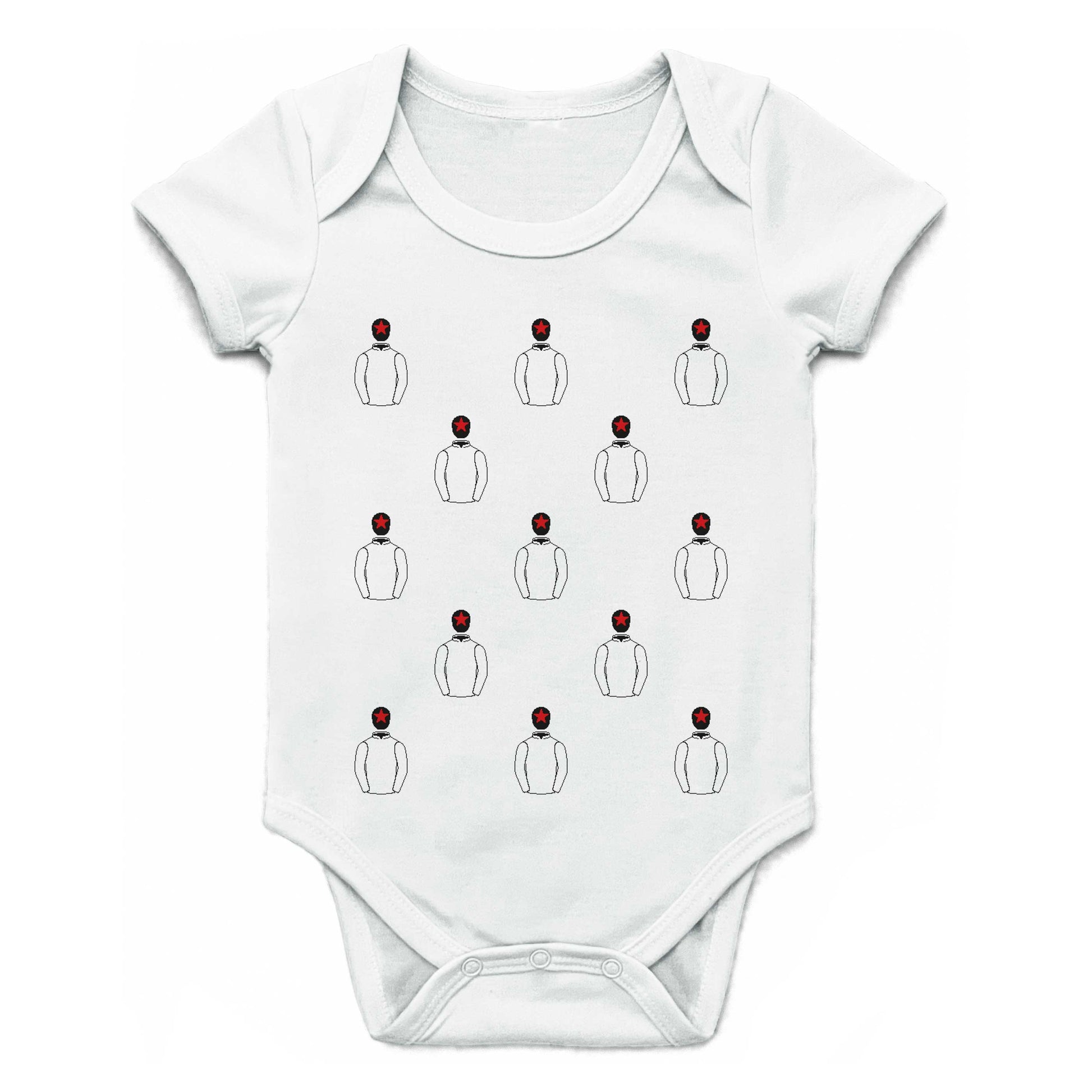 Syndicates.Racing Multiple Silks Baby Grow - Baby Grow - Hacked Up