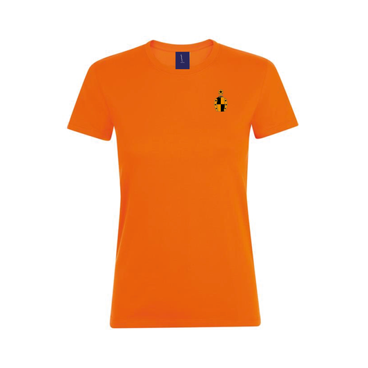 Ladies One For Luck Racing Syndicate Embroidered T-Shirt - Clothing - Hacked Up