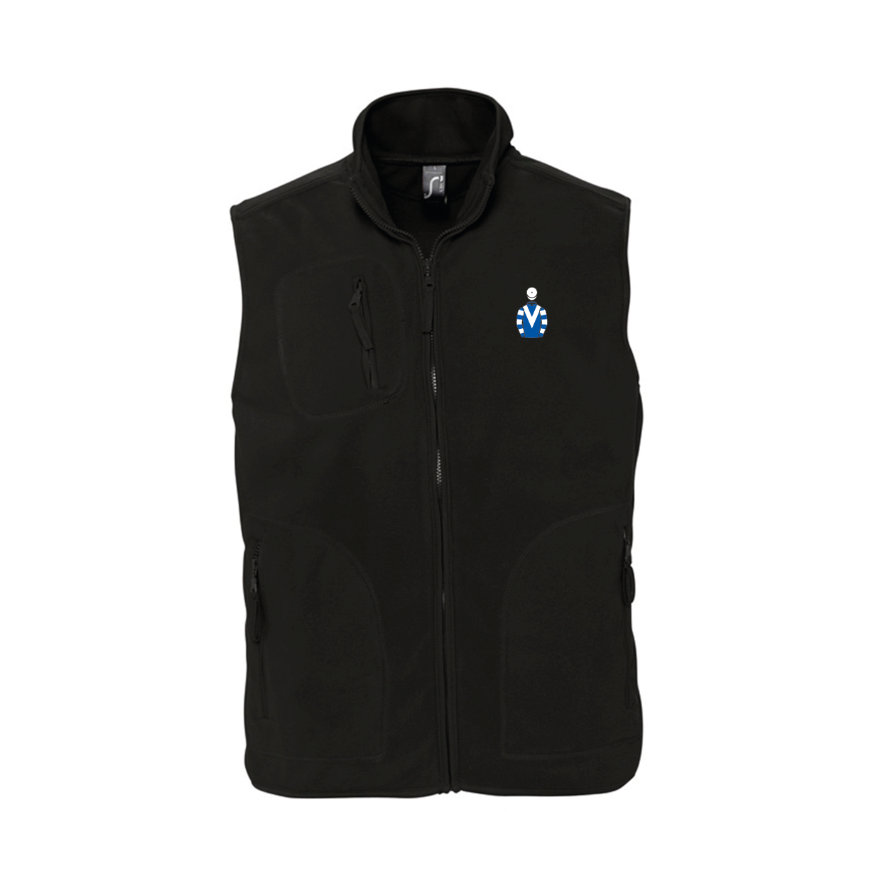 Unisex Mrs P J Vogt Embroidered Fleece Bodywarmer - Clothing - Hacked Up