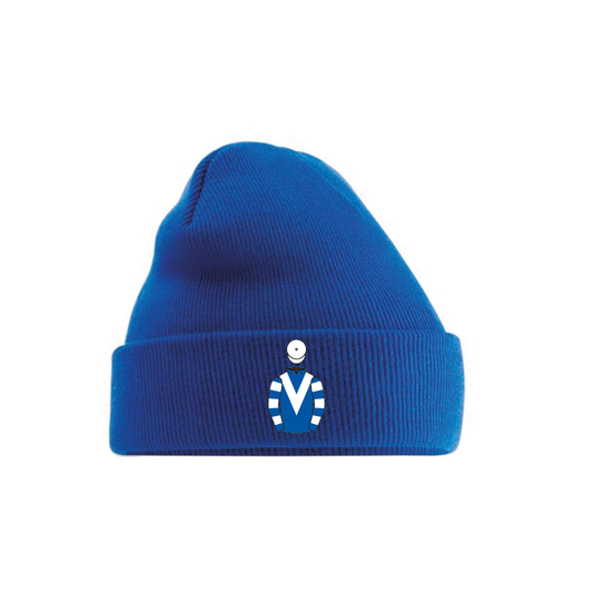 Mrs P J Vogt Embroidered Cuffed Beanie - Hacked Up