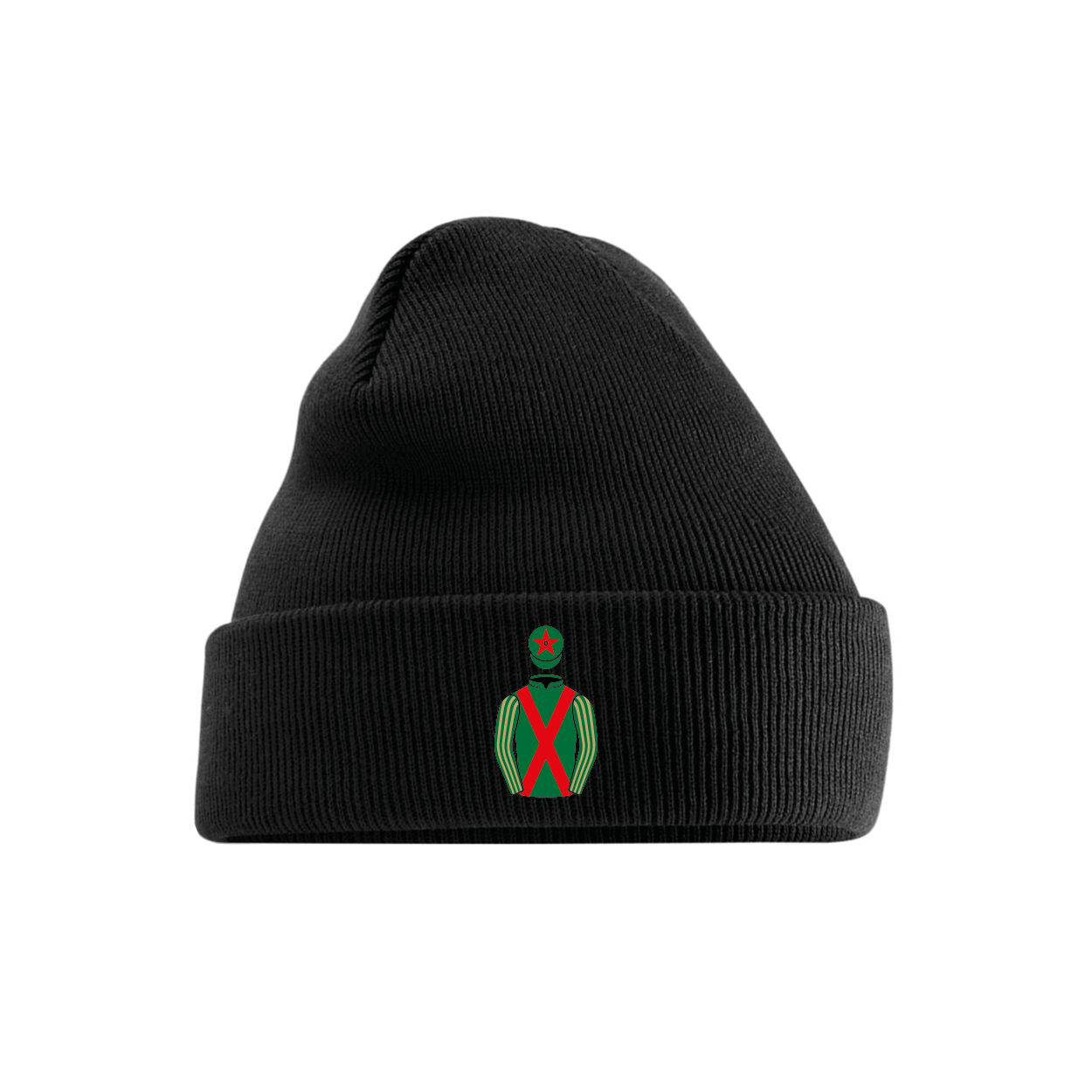Prof Caroline Tisdall Embroidered Cuffed Beanie - Hacked Up