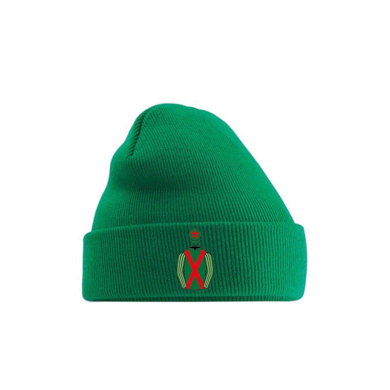 Prof Caroline Tisdall Embroidered Cuffed Beanie - Hacked Up