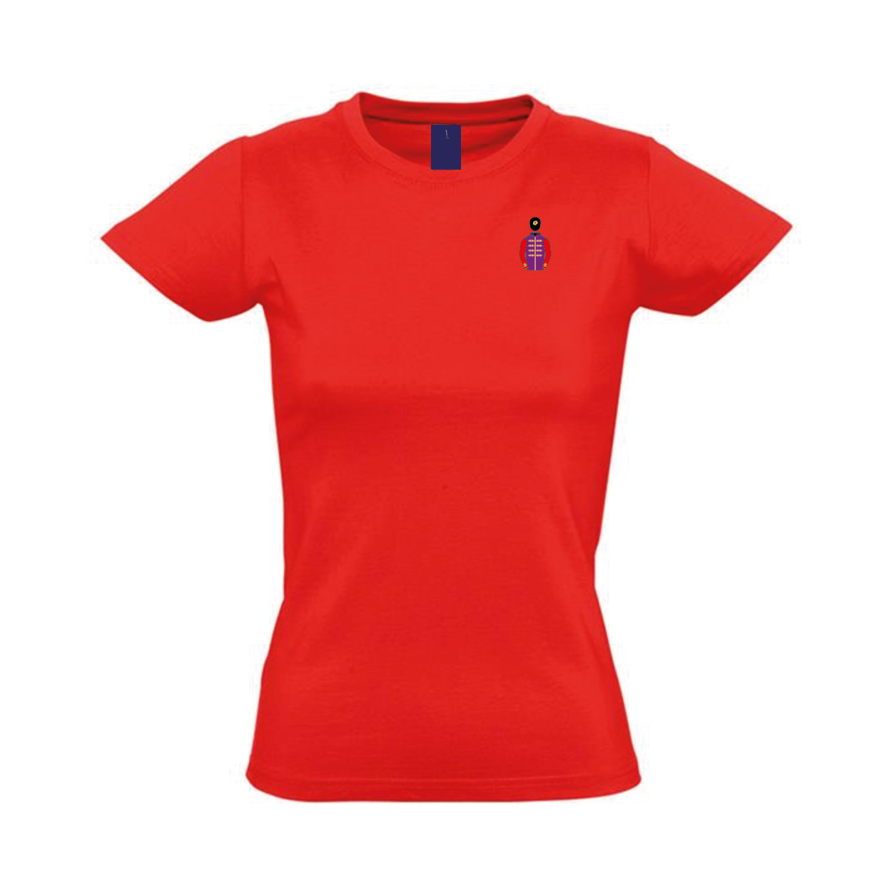 Ladies The Queen Embroidered T-Shirt - Clothing - Hacked Up