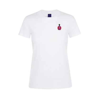 Ladies The Queen Embroidered T-Shirt - Clothing - Hacked Up