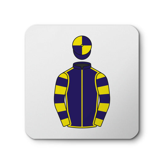 Matt Watkinson Racing Club Ceramic Coaster - Ceramic Coaster - Hacked Up