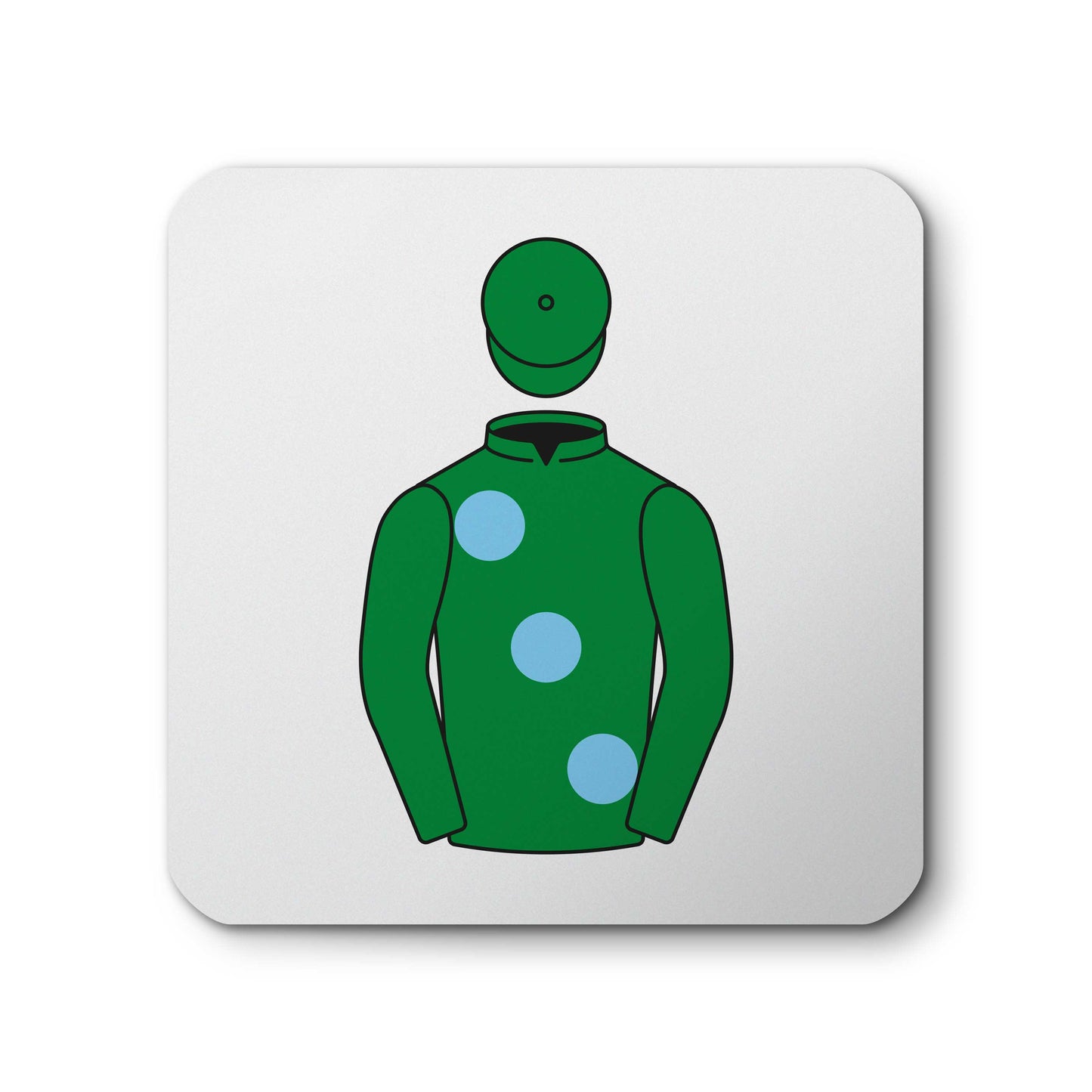 Ben Pauling Racing Club Ceramic Coaster - Ceramic Coaster - Hacked Up
