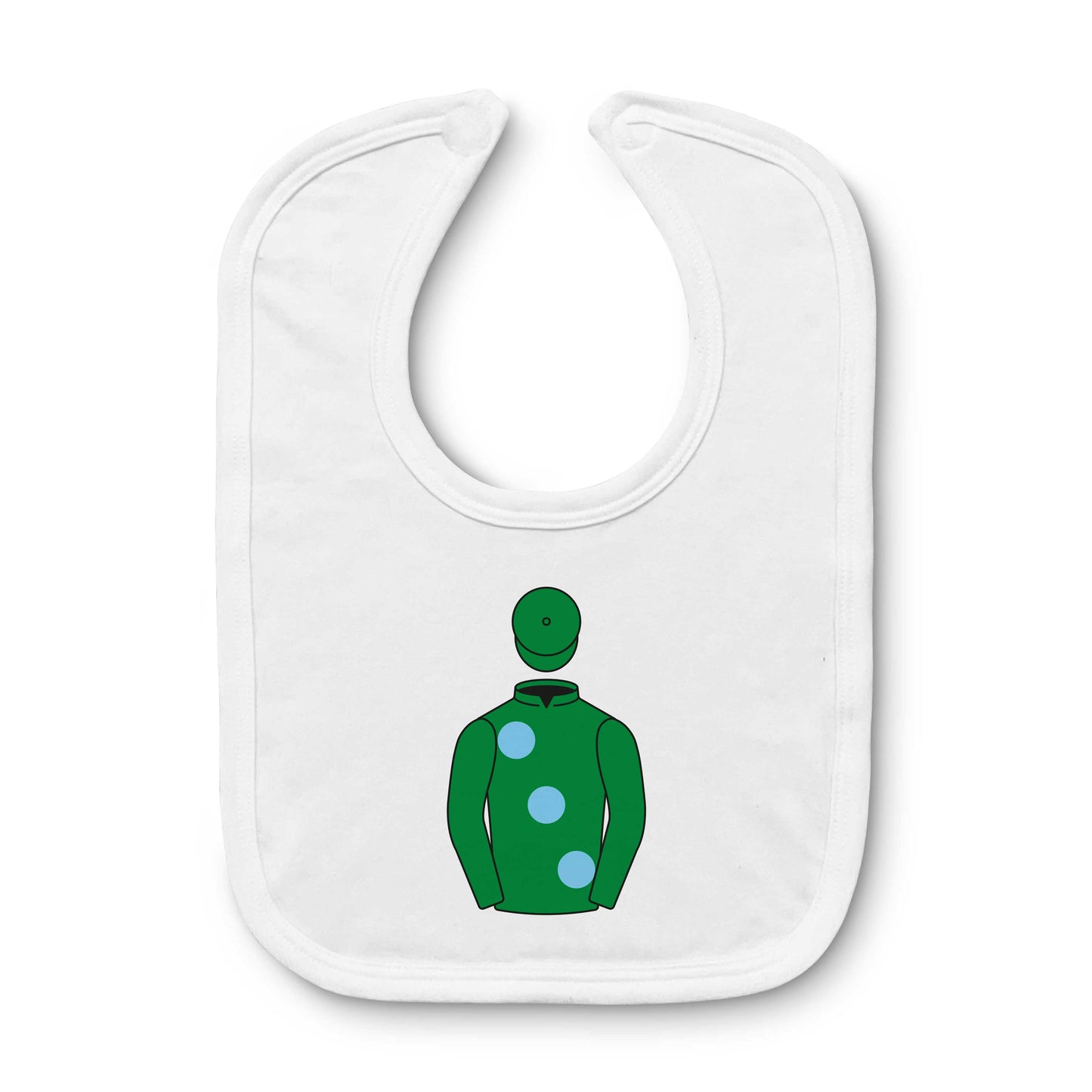 Ben Pauling Racing Club Baby Bib - Baby Bib - Hacked Up