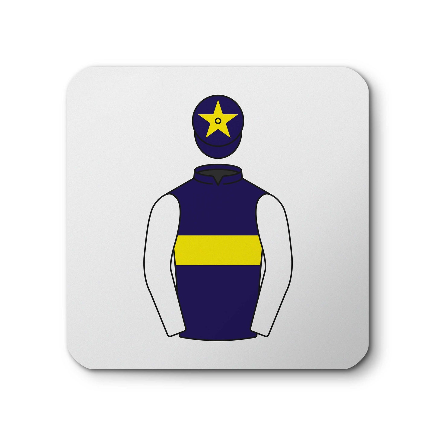 Bruton Street V Ceramic Coaster - Ceramic Coaster - Hacked Up