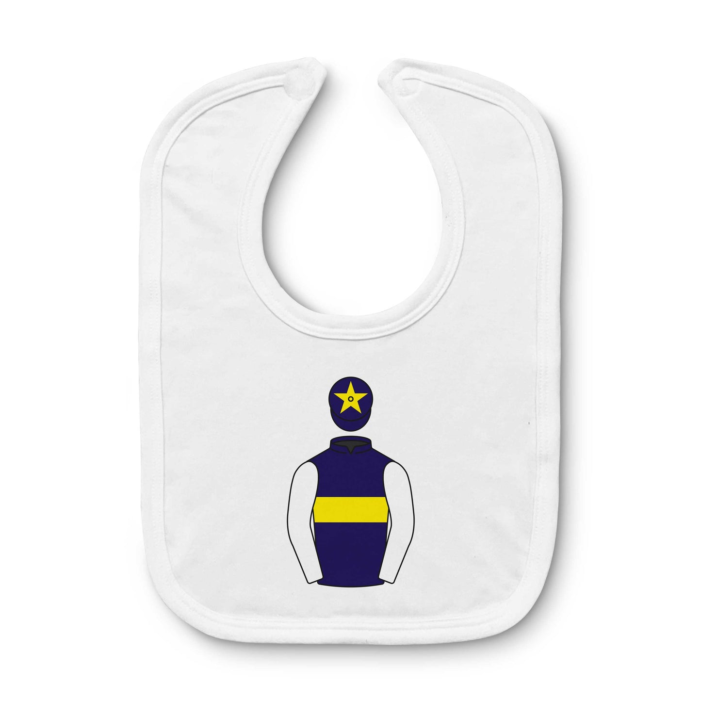 Bruton Street V Baby Bib - Baby Bib - Hacked Up