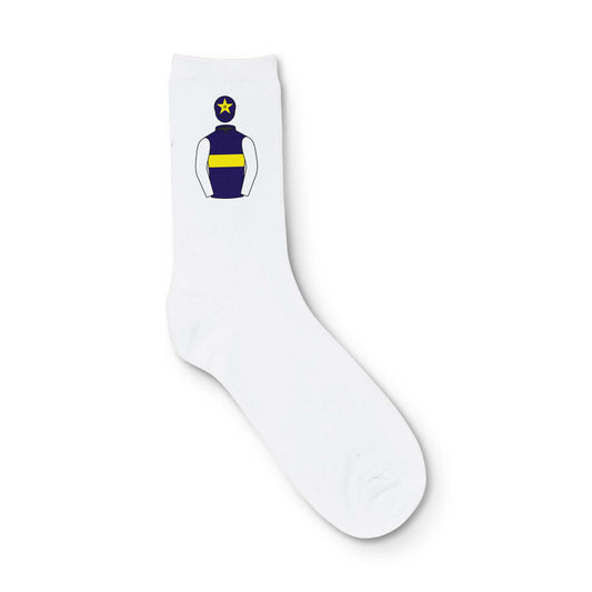 Bruton Street V Club Printed Sock - Printed Sock - Hacked Up