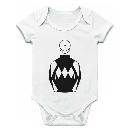 David Pipe Racing Club Single Silks Baby Grow - Baby Grow - Hacked Up