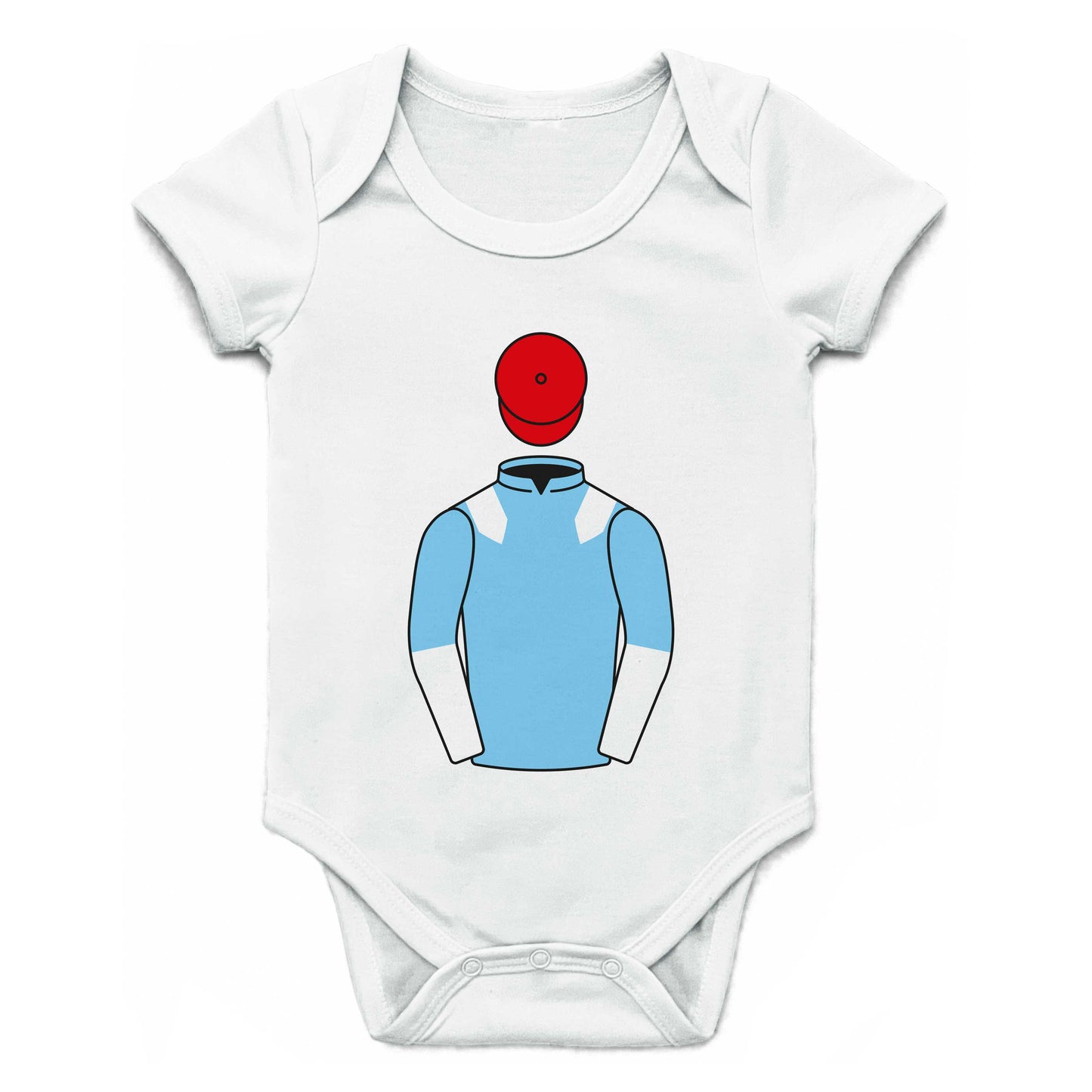 Foxtrot Racing Single Silks Baby Grow - Baby Grow - Hacked Up