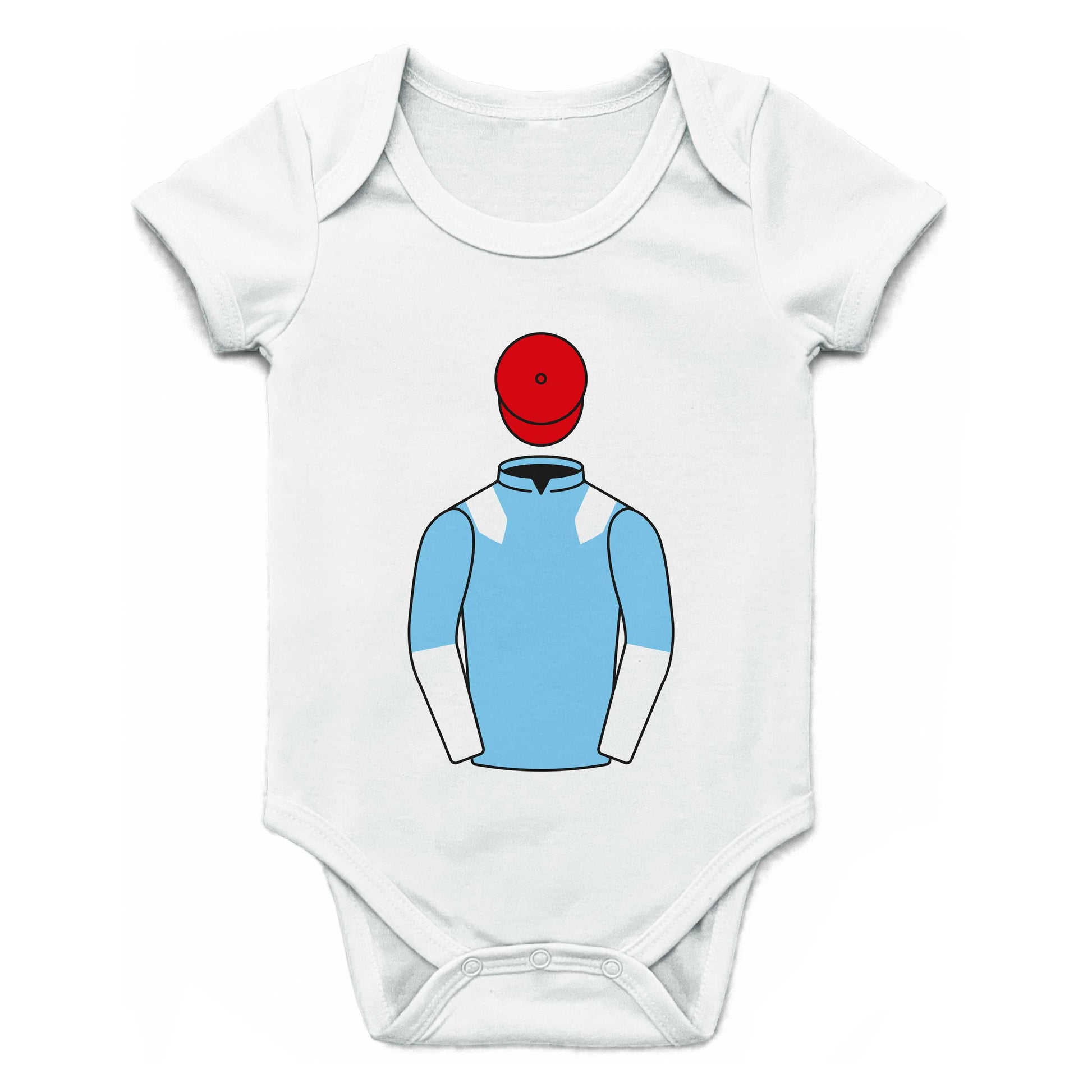 Foxtrot Racing Single Silks Baby Grow - Baby Grow - Hacked Up