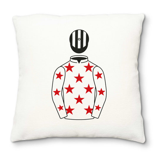 Geoff and Elspeth Adam Deluxe Cushion Cover - Deluxe Cushion Cover - Hacked Up