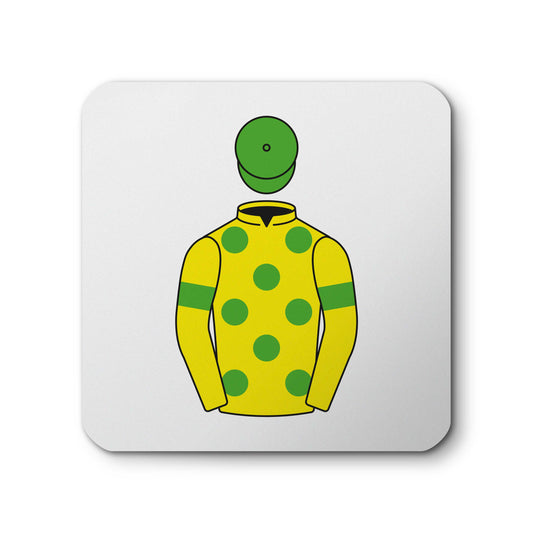 Colin Tizzard Racing club Ceramic Coaster - Ceramic Coaster - Hacked Up