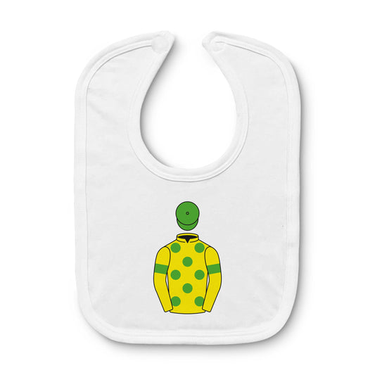 Colin Tizzard Racing club Baby Bib - Baby Bib - Hacked Up