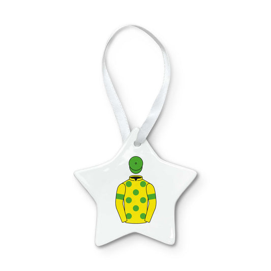 Colin Tizzard Racing club Christmas Tree Decoration - Christmas Tree Decoration - Hacked Up