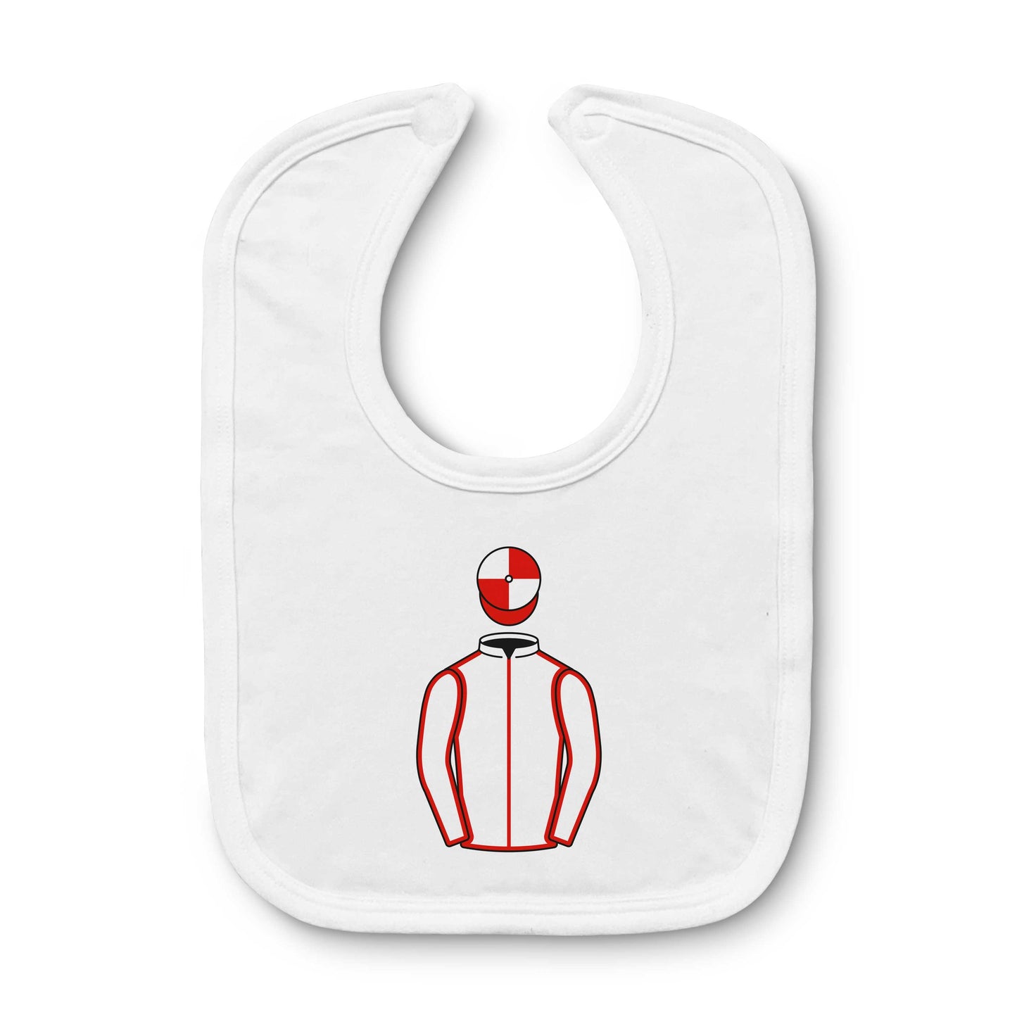 HP Racing Who Dares Wins Baby Bib - Baby Bib - Hacked Up
