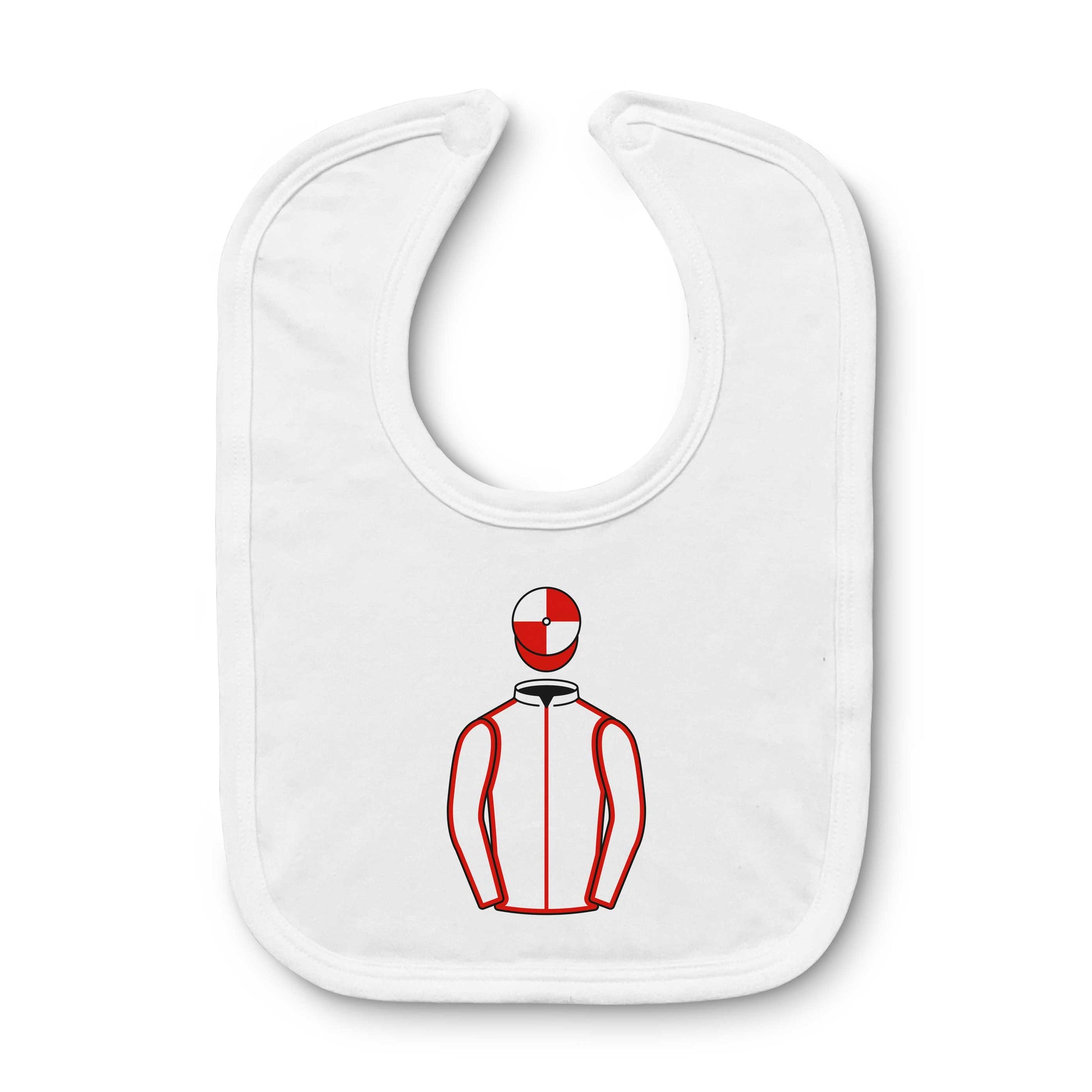 HP Racing Who Dares Wins Baby Bib - Baby Bib - Hacked Up
