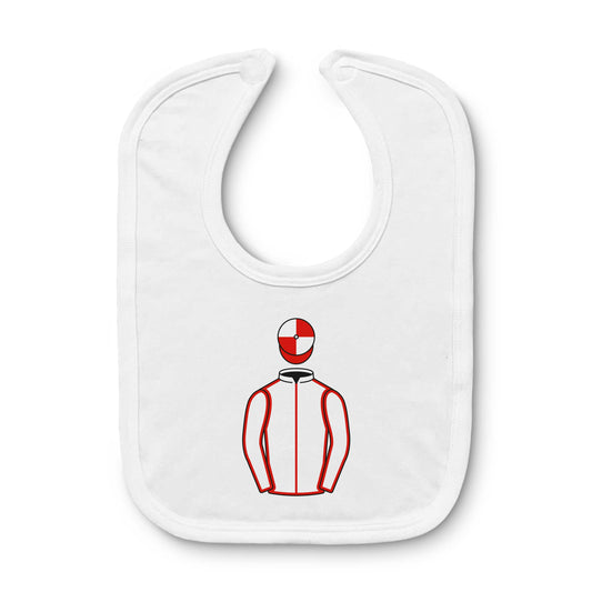 HP Racing Who Dares Wins Baby Bib - Baby Bib - Hacked Up
