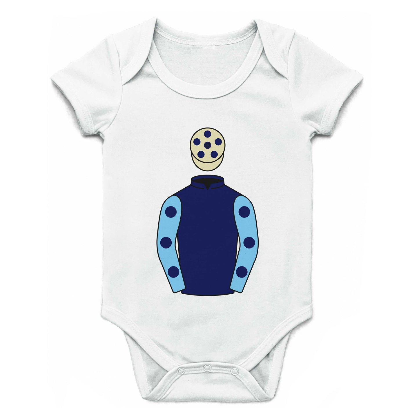 Robert Abrey and Ian Thurtle Single Silks Baby Grow - Baby Grow - Hacked Up