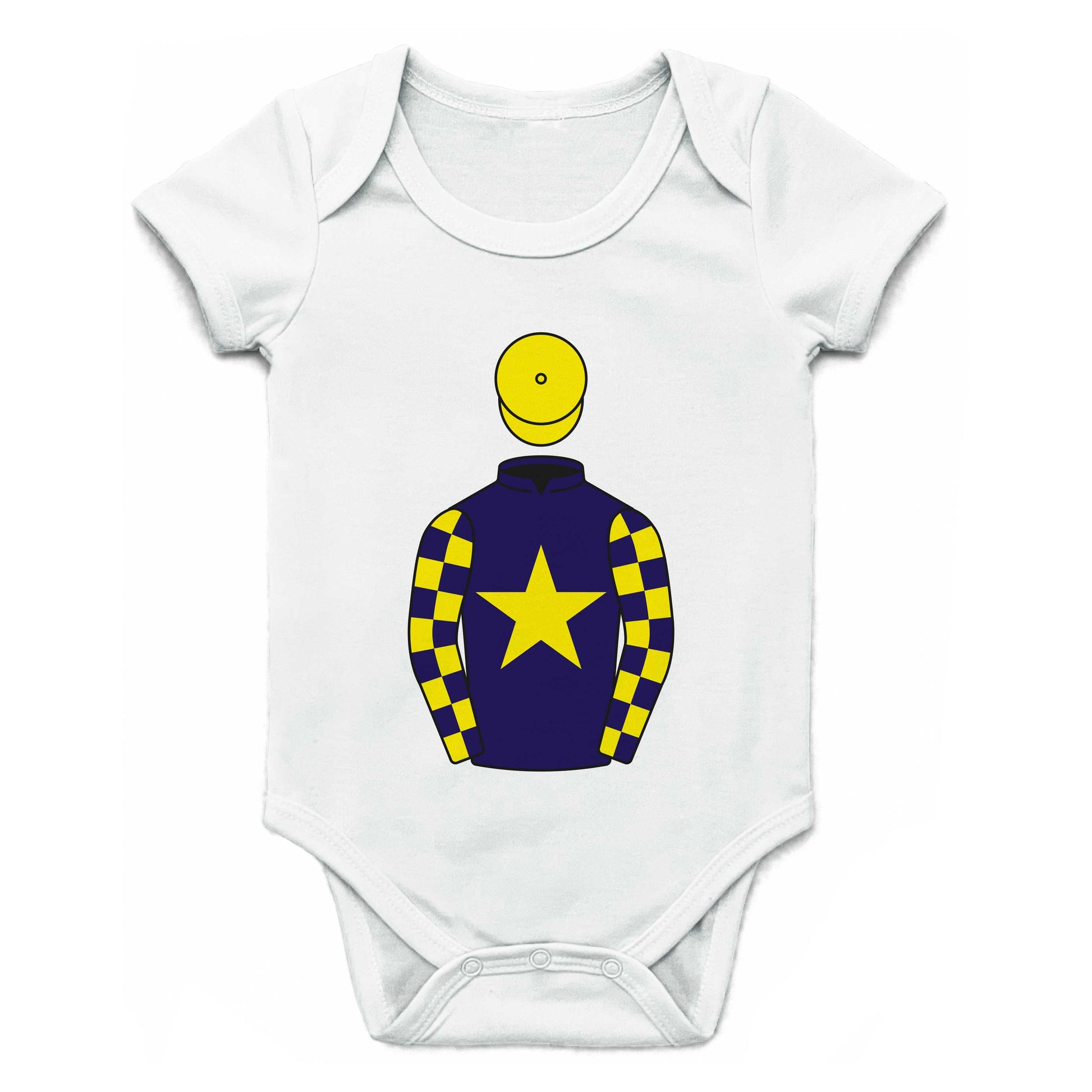 Ownaracehorsesyndicate Single Silks Baby Grow - Baby Grow - Hacked Up
