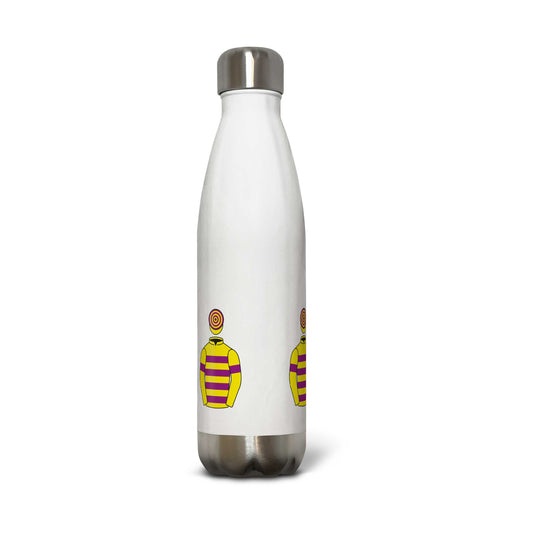 Mr And Mrs J D Cotton Horse Racing Drinks Bottle - Hacked Up Horse Racing Gifts
