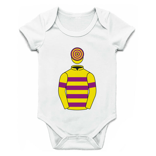 Mr And Mrs J D Cotton Single Silks Baby Grow - Baby Grow - Hacked Up