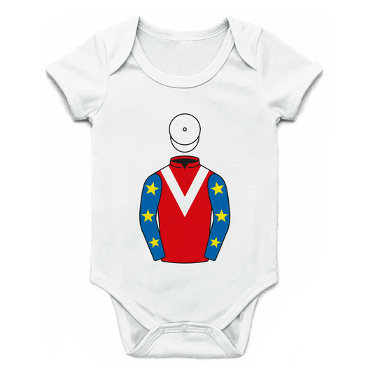 Noel Fehily Racing Syndicate Single Silks Baby Grow - Baby Grow - Hacked Up