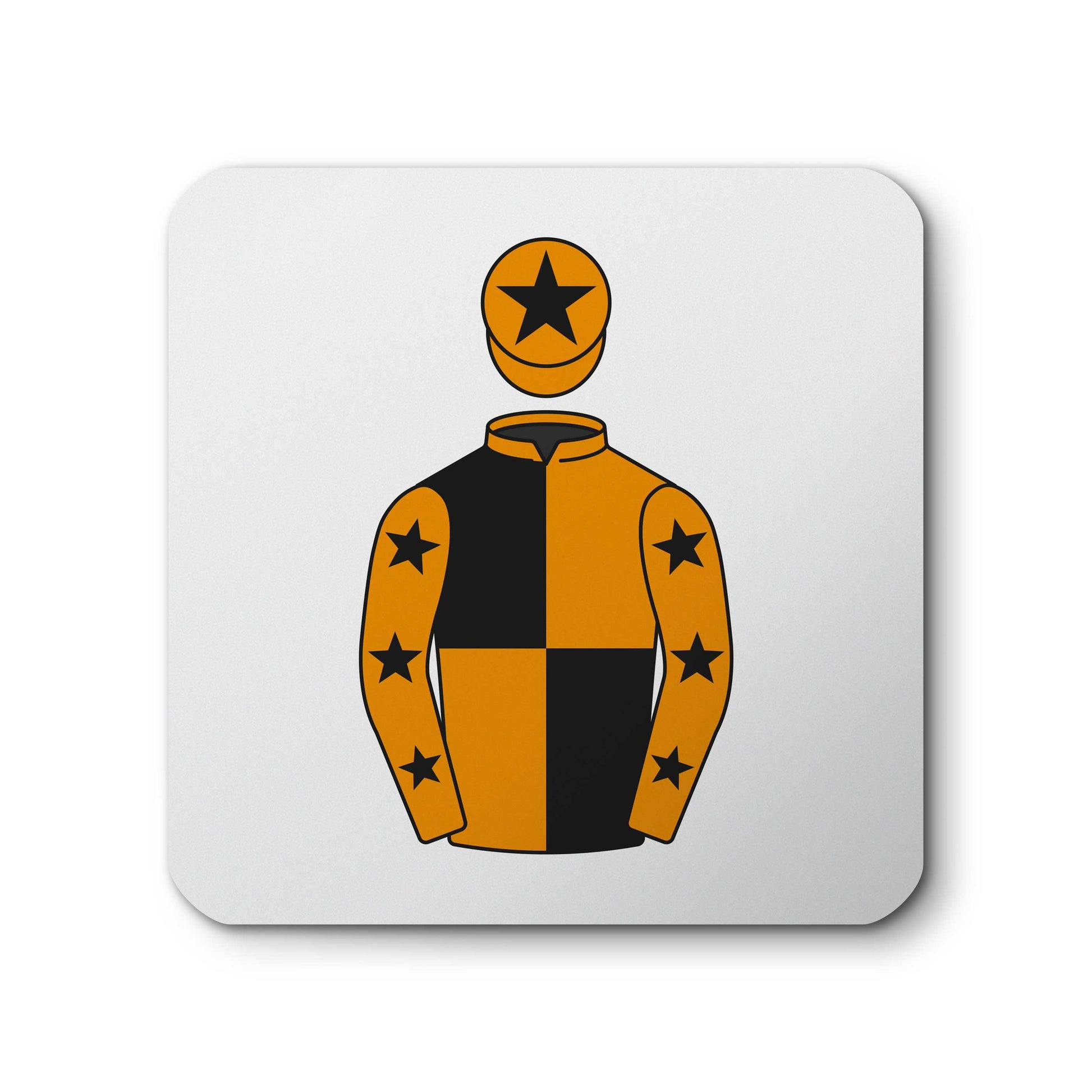 One For Luck Racing Syndicate Ceramic Coaster - Ceramic Coaster - Hacked Up