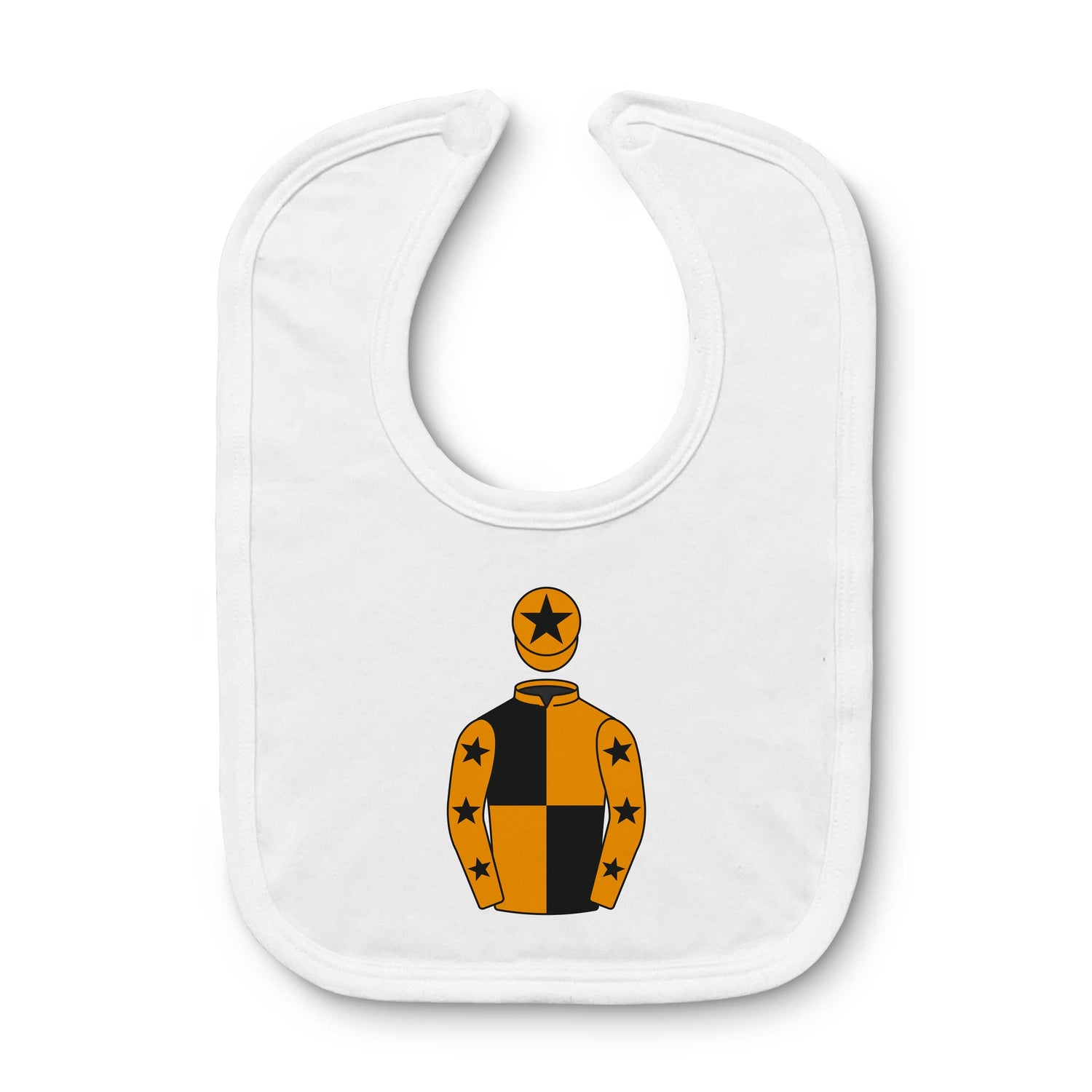 One For Luck Racing Syndicate Baby Bib - Baby Bib - Hacked Up