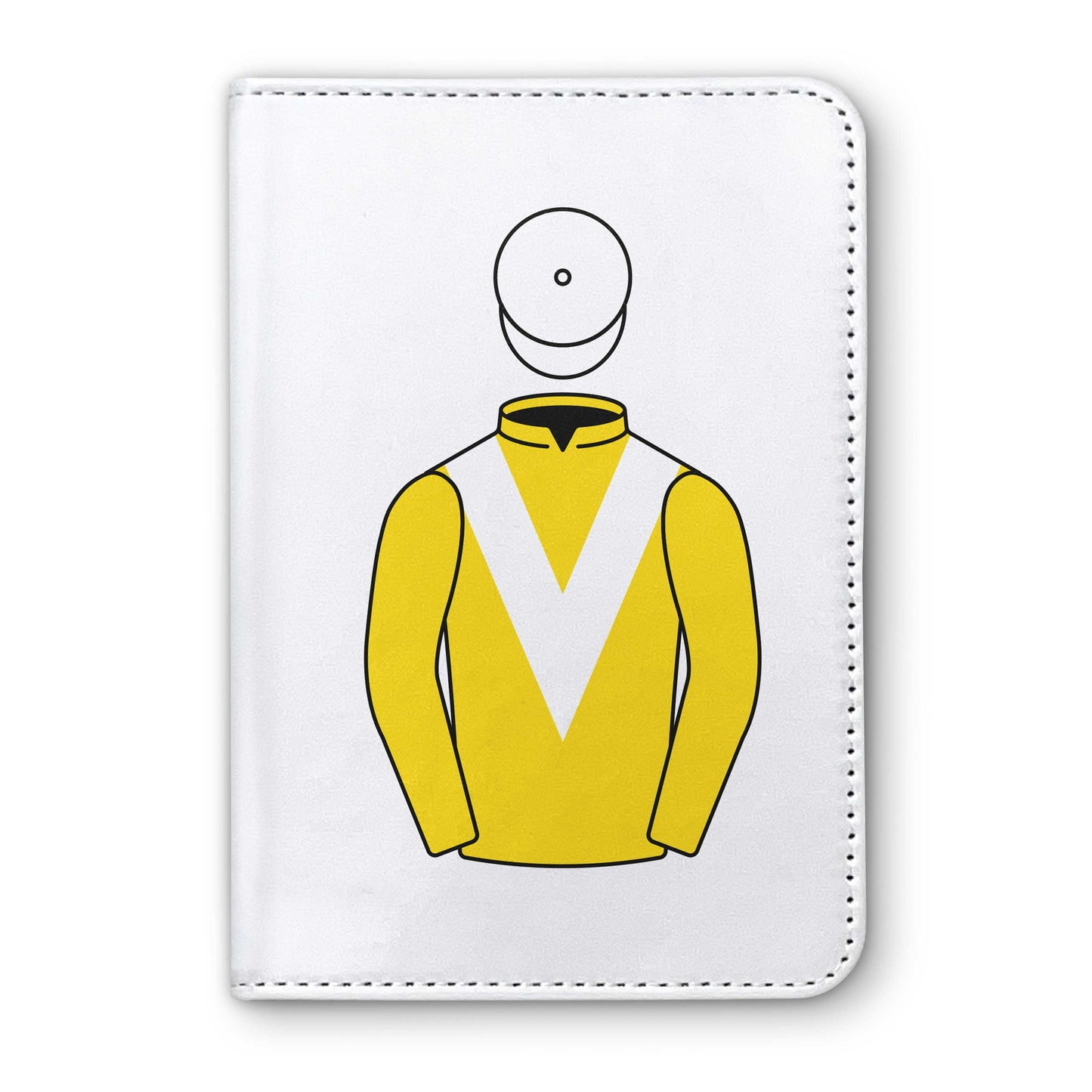Old Gold Racing Passport Holder - Passport Holder - Hacked Up