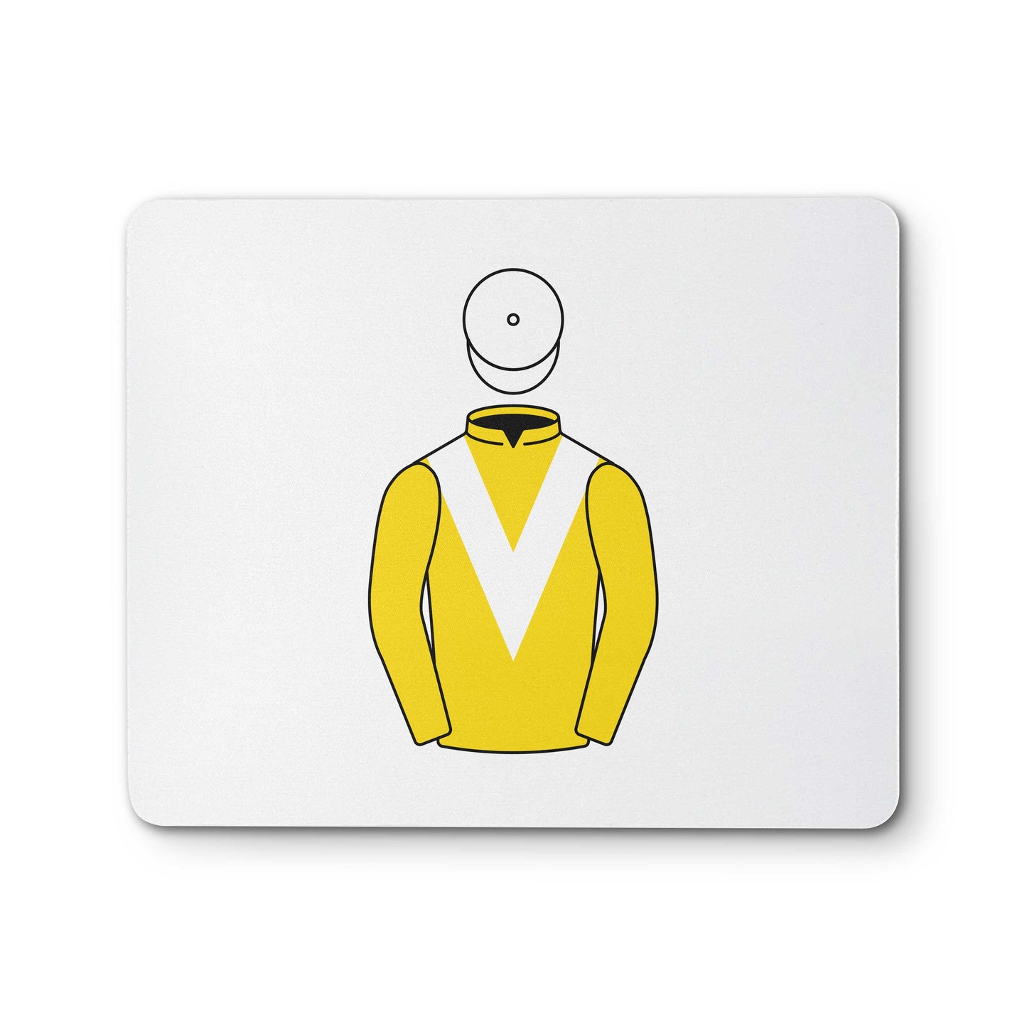 Old Gold Racing Mouse Mat - Mouse Mat - Hacked Up
