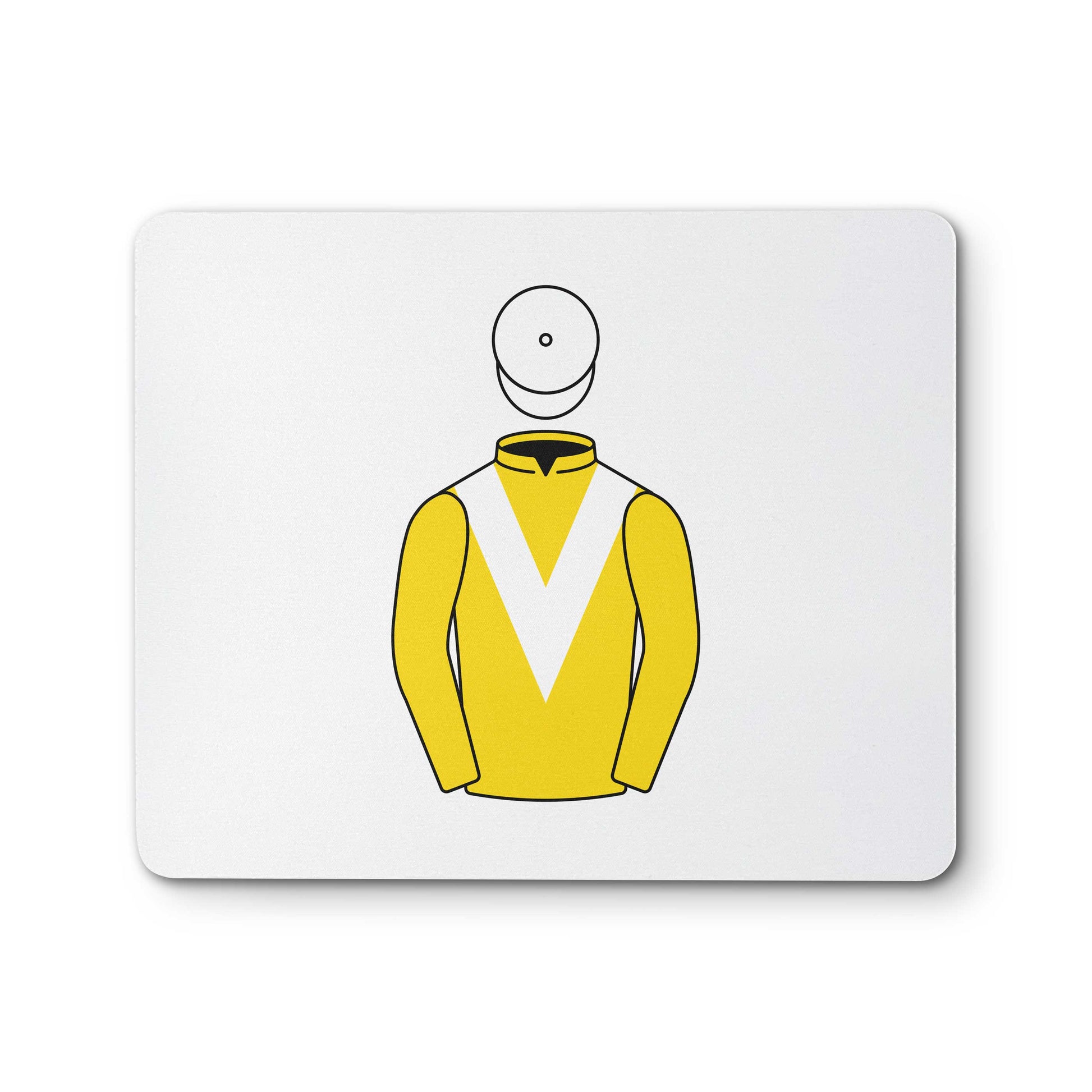 Old Gold Racing Mouse Mat - Mouse Mat - Hacked Up